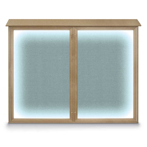 Triple Door Enclosed Indoor Letterboard